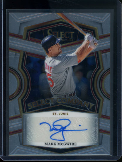 2023 Panini Select Mark McGwire Select Company Autograph Cardinals - Trading Card Market