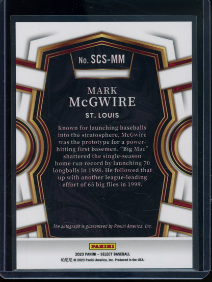 2023 Panini Select Mark McGwire Select Company Autograph Cardinals - Trading Card Market