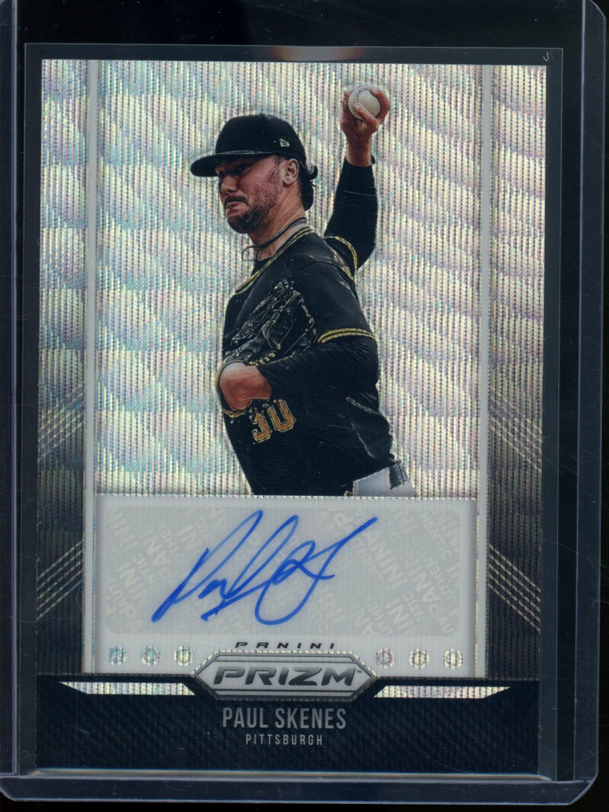 2026 Panini Prizm Paul Skenes Wave Refractor Autograph /199 Pirates - Trading Card Market