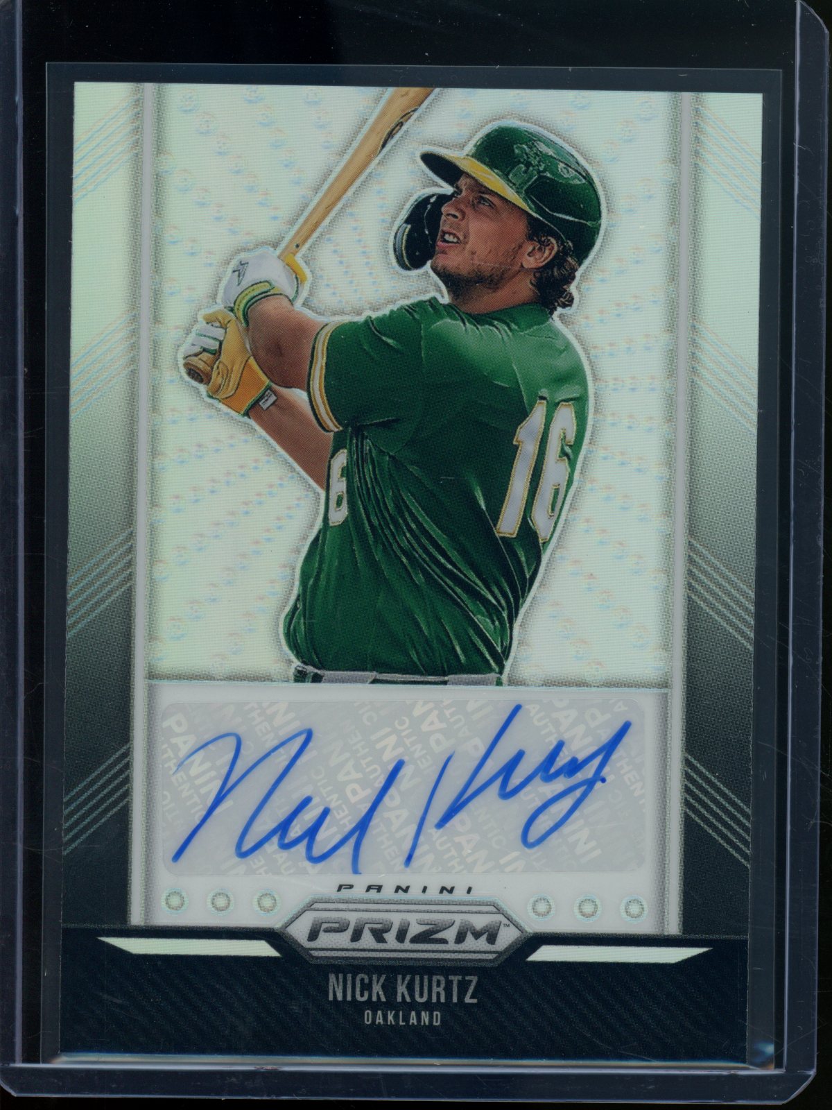 2026 Panini Prizm Nick Kurtz Silver Autograph Pirates
