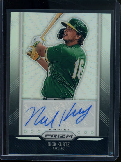 2026 Panini Prizm Nick Kurtz Silver Autograph Pirates