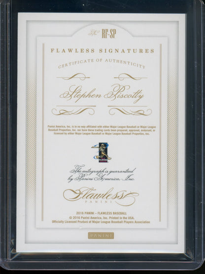 2016 Panini Flawless Stephen Piscotty Rookie RC Autograph Ruby /20 Cardinals - Trading Card Market