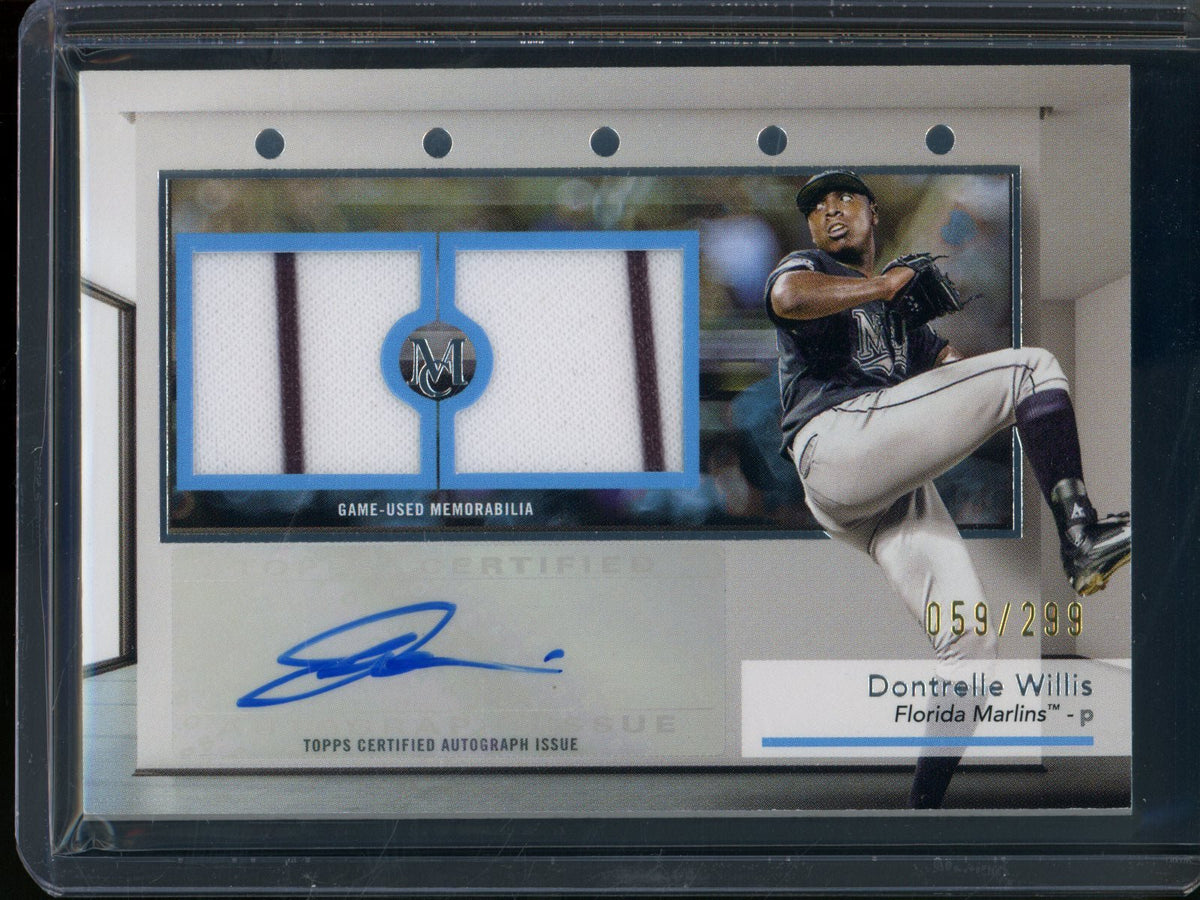 2024 Topps Museum Collection Dontrelle Willis Dual Relic Autograph /299 Marlins - Trading Card Market