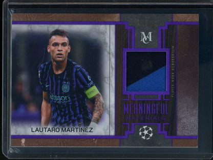 2025/26 Topps Museum Collection Lautaro Martinez Meaningful Materials /99 Milano - Trading Card Market