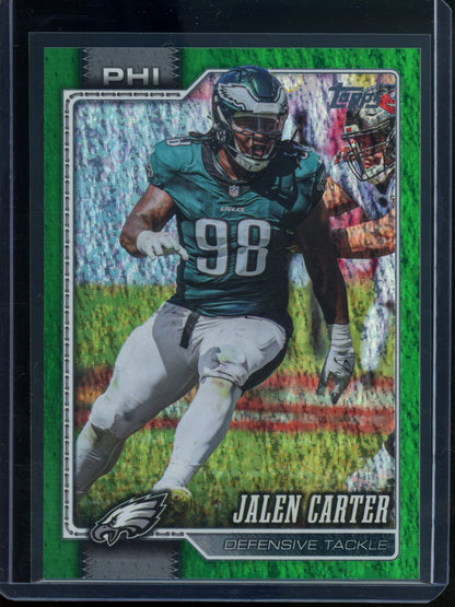 2026 Topps Flagship Jalen Carter Green Sand Glitter /99 Eagles - Trading Card Market