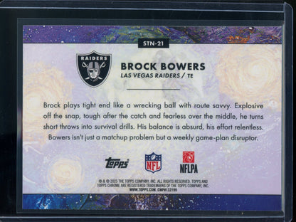 2025 Topps Chrome Cosmic Brock Bowers Stars in the Night SP Raiders - Trading Card Market