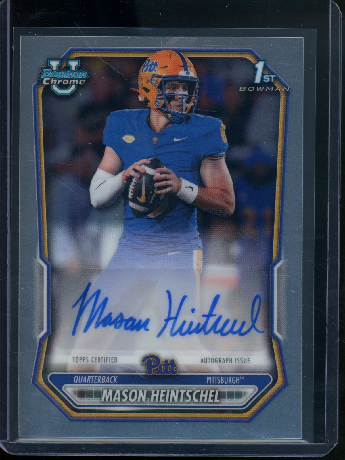 2026 Bowman Chrome U Mason Heintschel 1st Autograph Pitt - Trading Card Market
