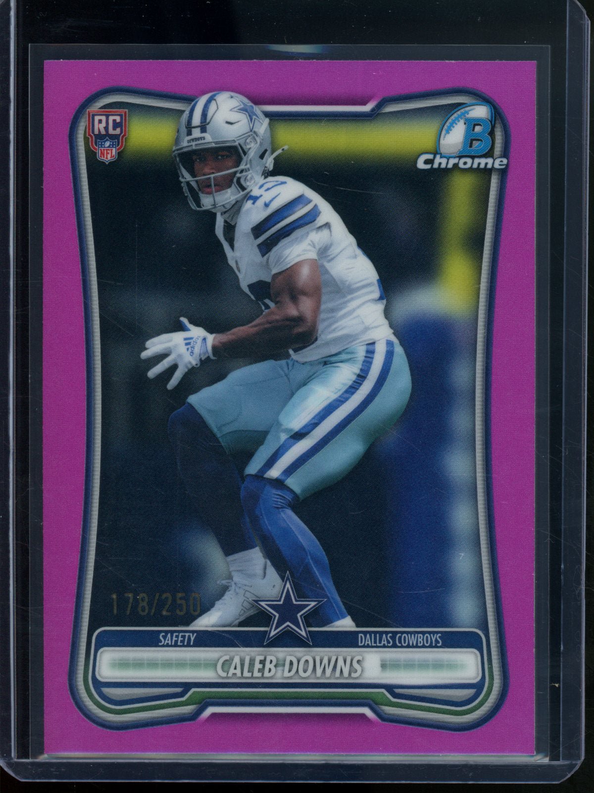 2026 Bowman Chrome Caleb Downs Rookie RC Magenta Refractor /250 Cowboys - Trading Card Market