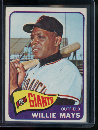 1965 Topps Willie Mays #250 Giants - Trading Card Market