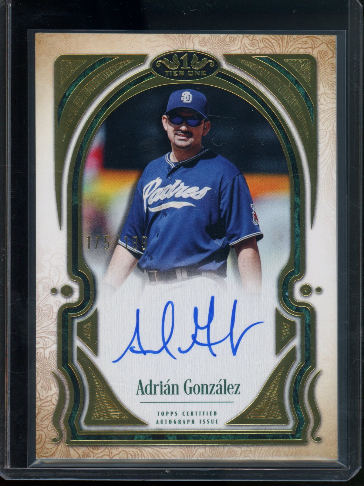 2026 Topps Tier One Adrian Gonzalez Tier one Talent Autograph /199 Padres - Trading Card Market