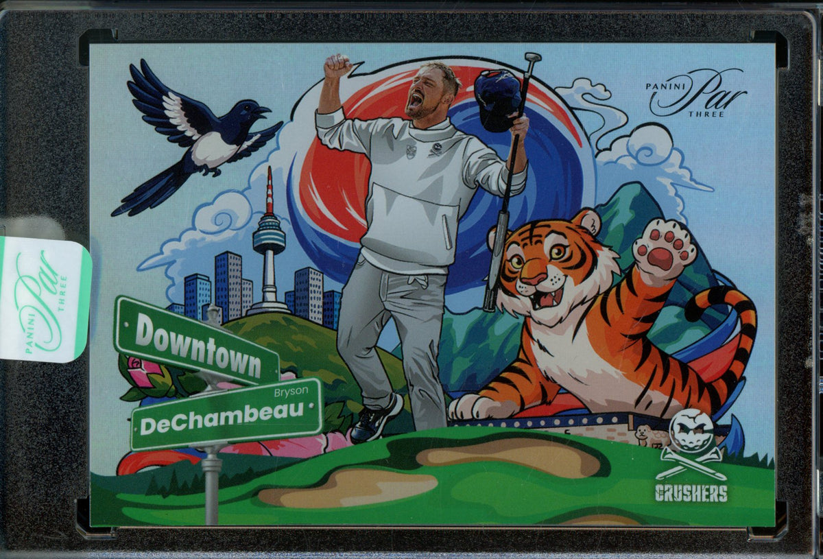 2026 Panini Par Three Bryson DeChambeau Downtown Case Hit Korea Champion #1 Crushers