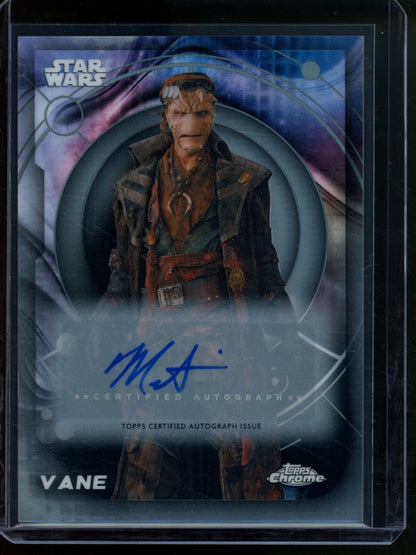 2026 Topps Chrome Star Wars Marti Matulis / Vane Refractor Autograph #192 - Trading Card Market