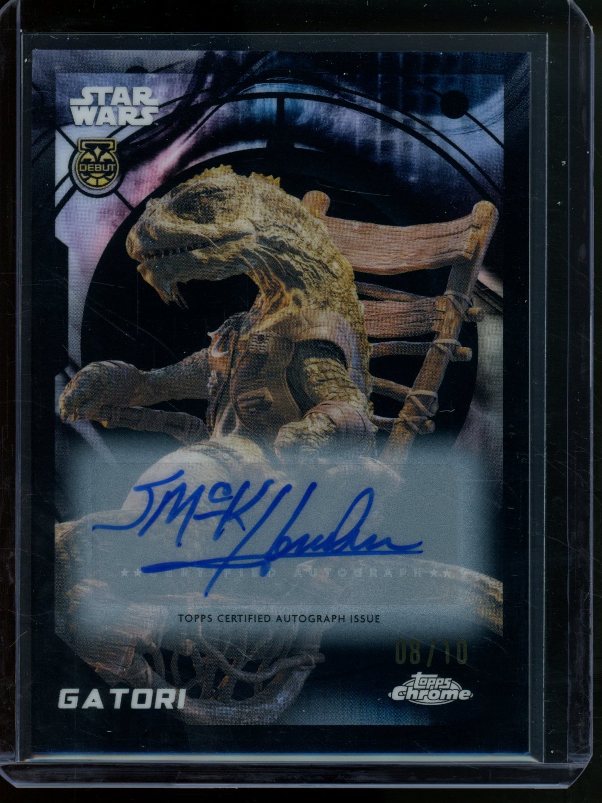 2026 Topps Chrome Star Wars Stephen McKinley Henderson / Gatori Black Debut Autograph /10 - Trading Card Market