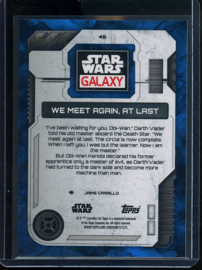 2026 Topps Star Wars Galaxy We Meet Again, At Last /175 #46 - Trading Card Market
