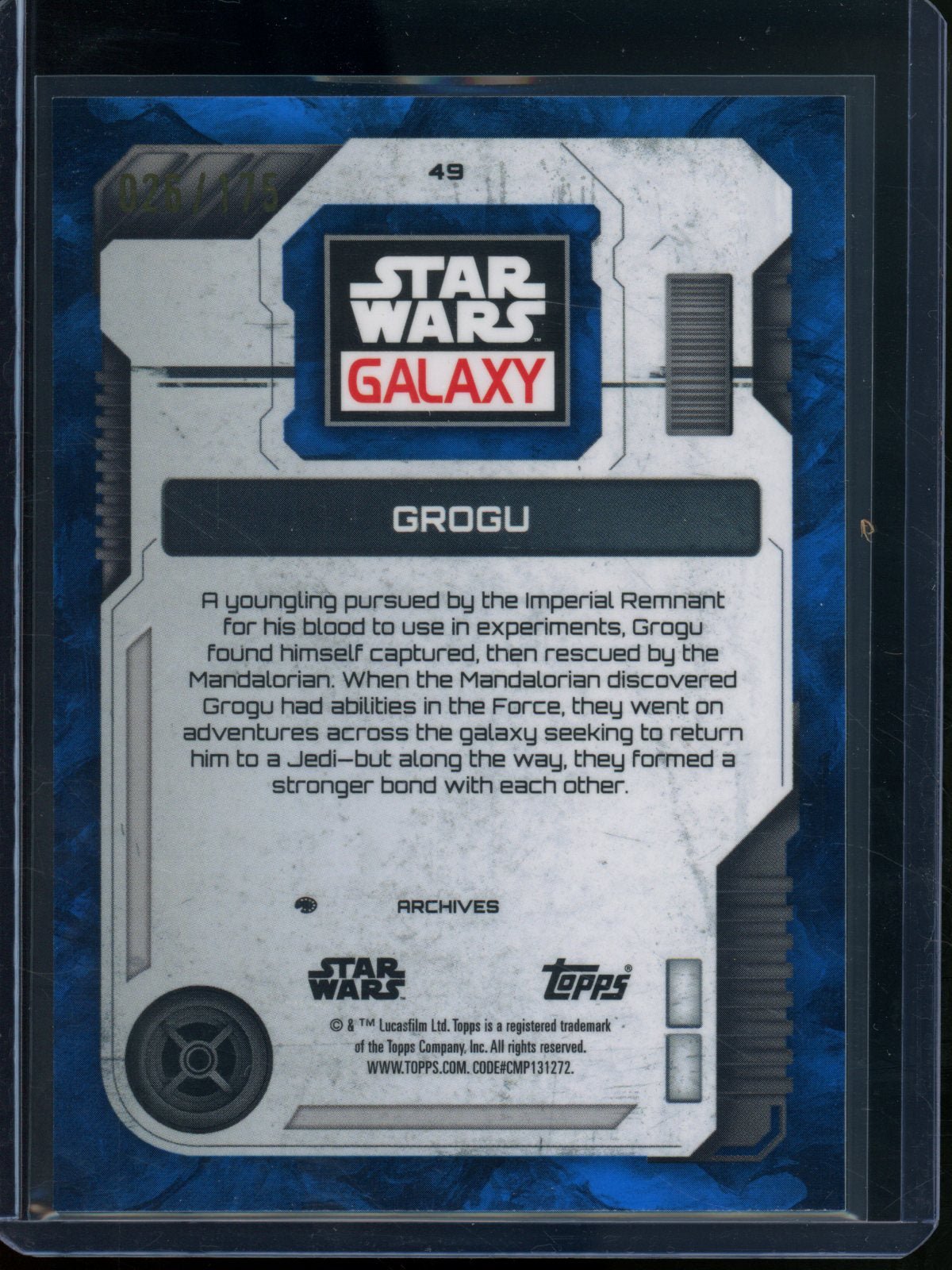 2026 Topps Star Wars Galaxy Grogu /175 #49 - Trading Card Market