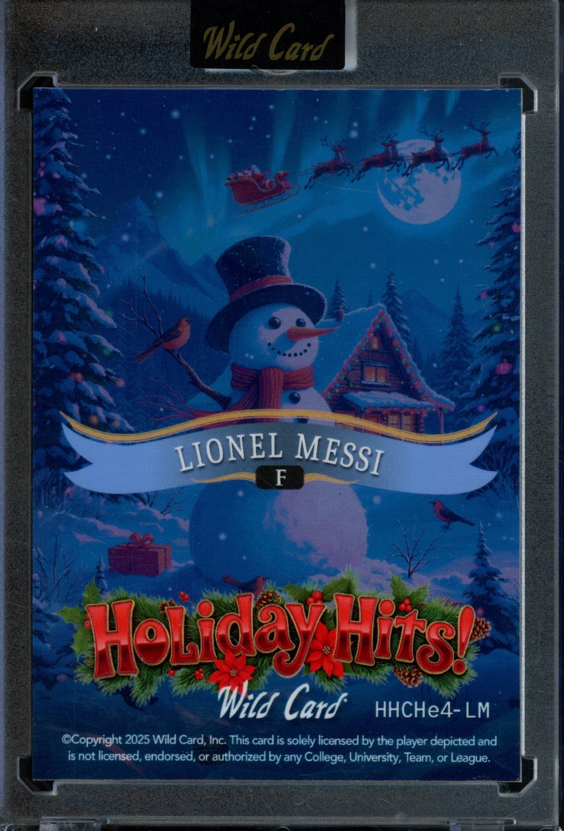 2025/26 Wild Card Holiday Hits Lionel Messi Christmas Hit! 1/1 Argentina - Trading Card Market