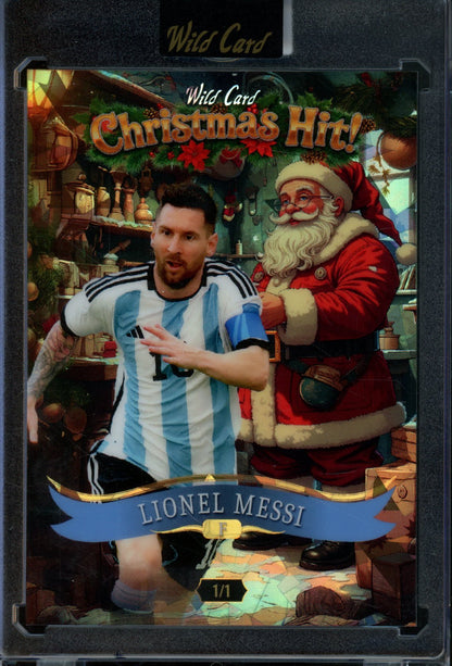 2025/26 Wild Card Holiday Hits Lionel Messi Christmas Hit! 1/1 Argentina - Trading Card Market