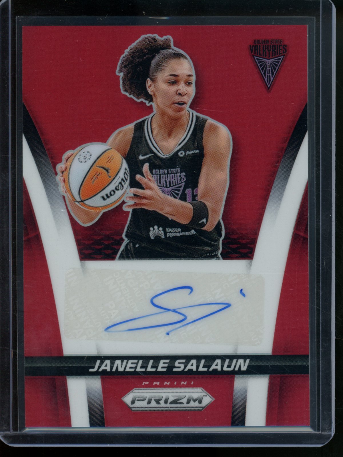 2026/27 Panini Prizm Janelle Salaun Red Refractor Autograph /99 Valkyries - Trading Card Market