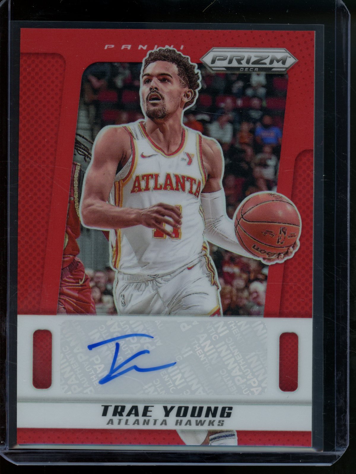 2025/26 Panini Prizm Deca Trae Young Red Autograph /35 Hawks - Trading Card Market