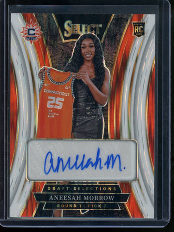 2025/26 Panini Select Aneesah Morrow Rookie RC Draft Selections Autograph White /25 Connecticut - Trading Card Market