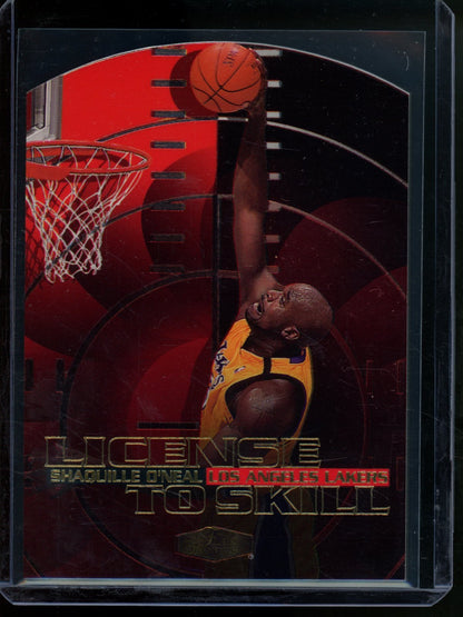 2000/01 Fleer Flair Shaquille O'Neal License To Skill Die-Cut Lakers - Trading Card Market