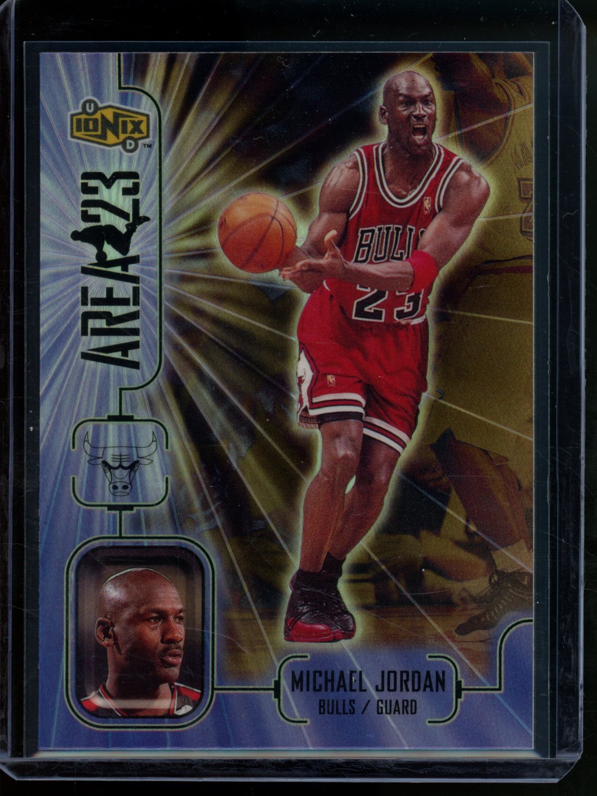 1999/00 Upper Deck Ionix Michael Jordan Area 23 Refractor #A8 Bulls - Trading Card Market