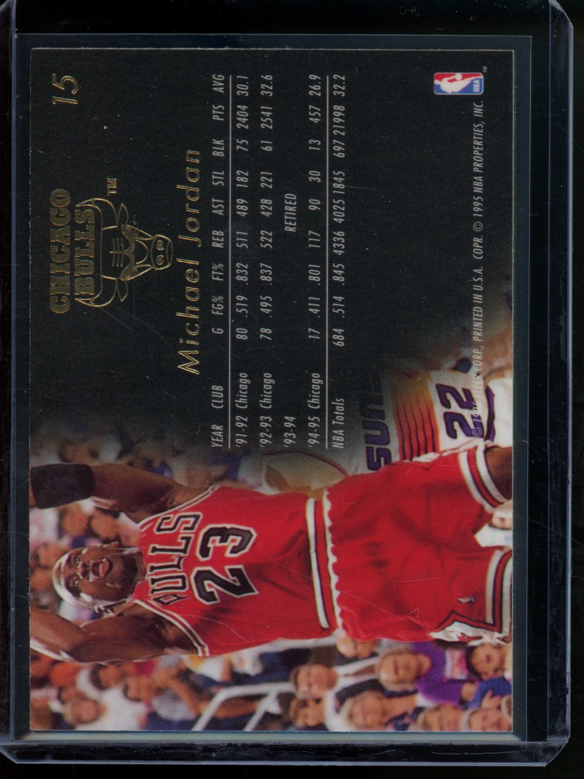 1995/96 Fleer Flair Michael Jordan #15 Bulls - Trading Card Market