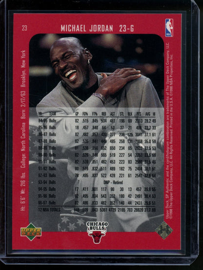 1998/99 Upper Deck SP Authentic Michael Jordan #23 Bulls - Trading Card Market