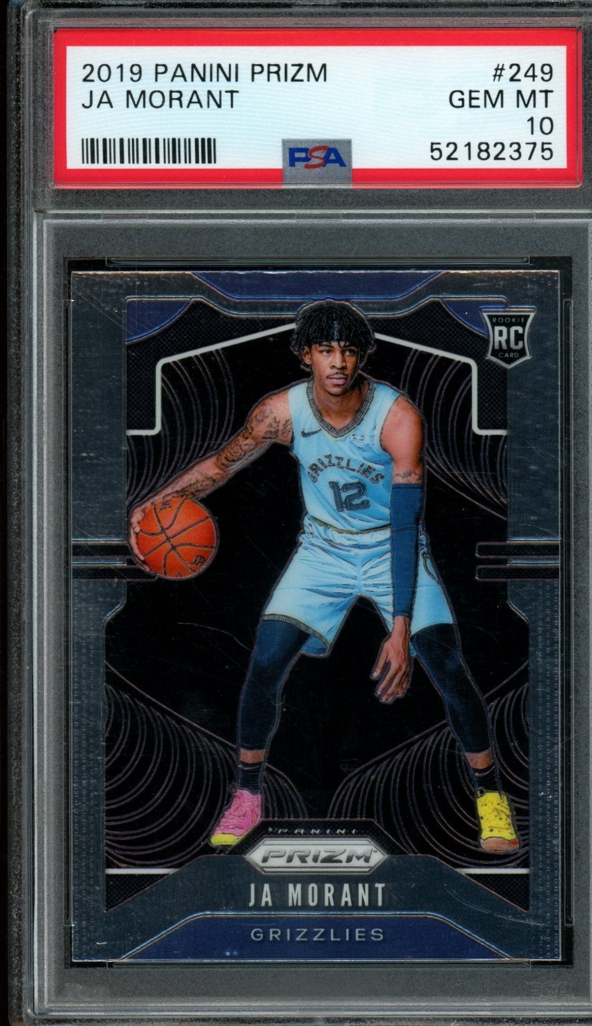 2019/20 Panini Prizm Ja Morant Rookie RC #249 PSA 10 Grizzlies - Trading Card Market