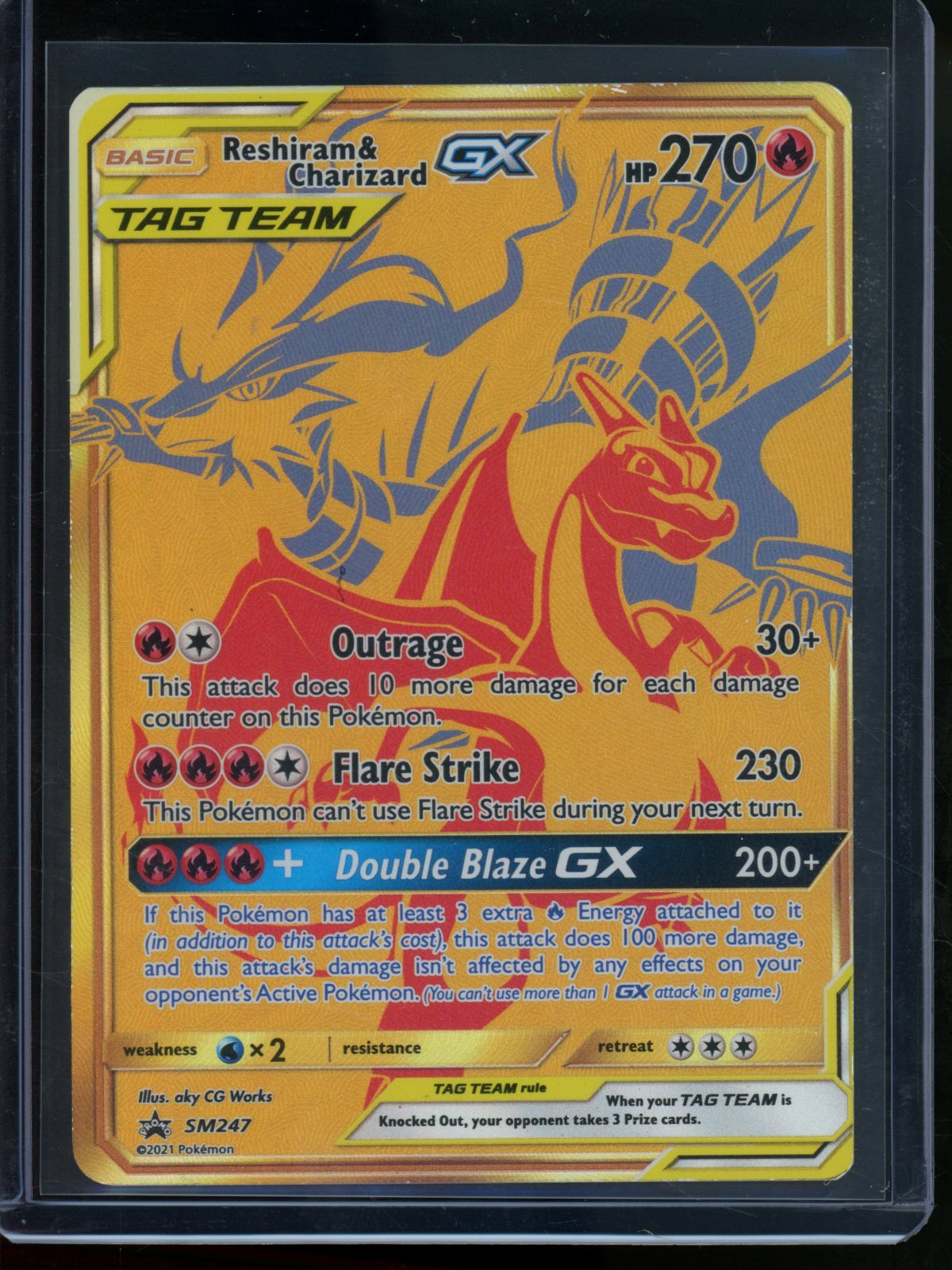 2021 Pokemon Team Up Reshiram & Charizard GX SM247 Promo - Trading Card Market