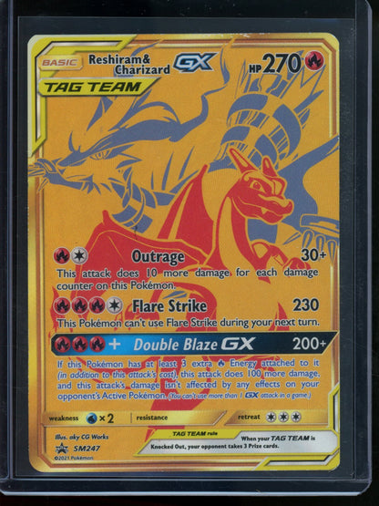 2021 Pokemon Team Up Reshiram & Charizard GX SM247 Promo - Trading Card Market