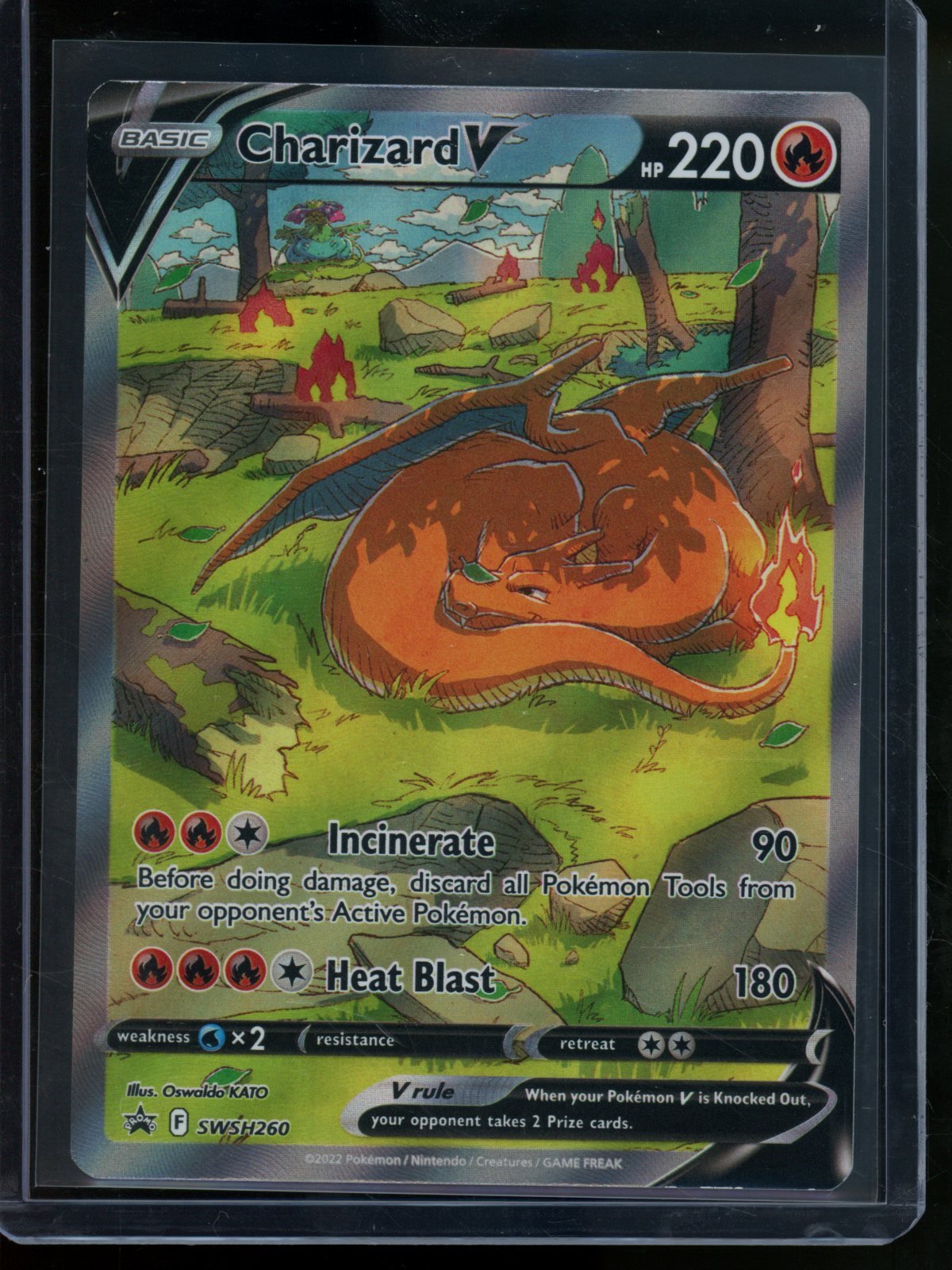 2022 Pokemon Sword and Shield Charizard V SWSH260 Promo (A) - Trading Card Market