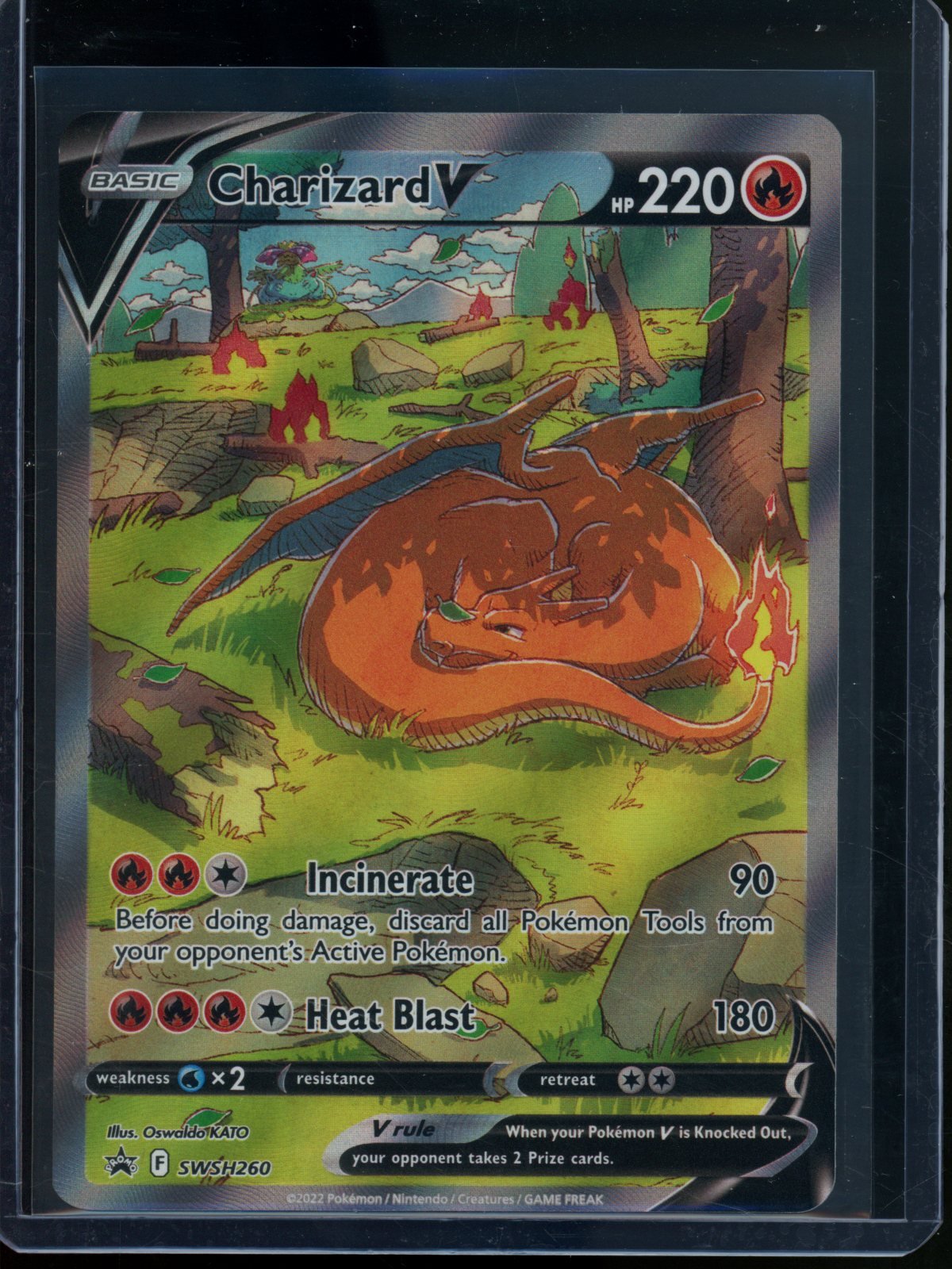 2022 Pokemon Sword and Shield Charizard V SWSH260 Promo (B) - Trading Card Market
