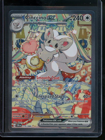 2026 Pokemon Chaos Rising Cinccino EX 119/086 - Trading Card Market
