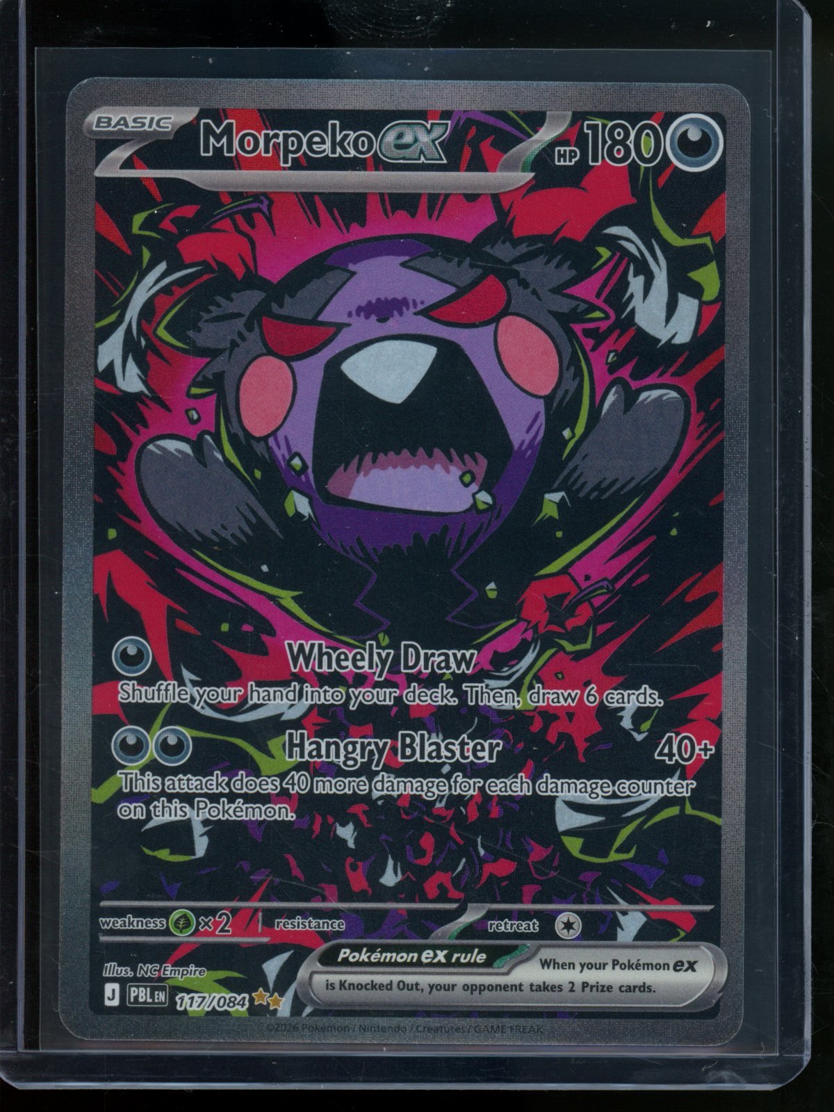 2026 Pokemon Pitch Black Morpeko EX 117/084 (A) - Trading Card Market