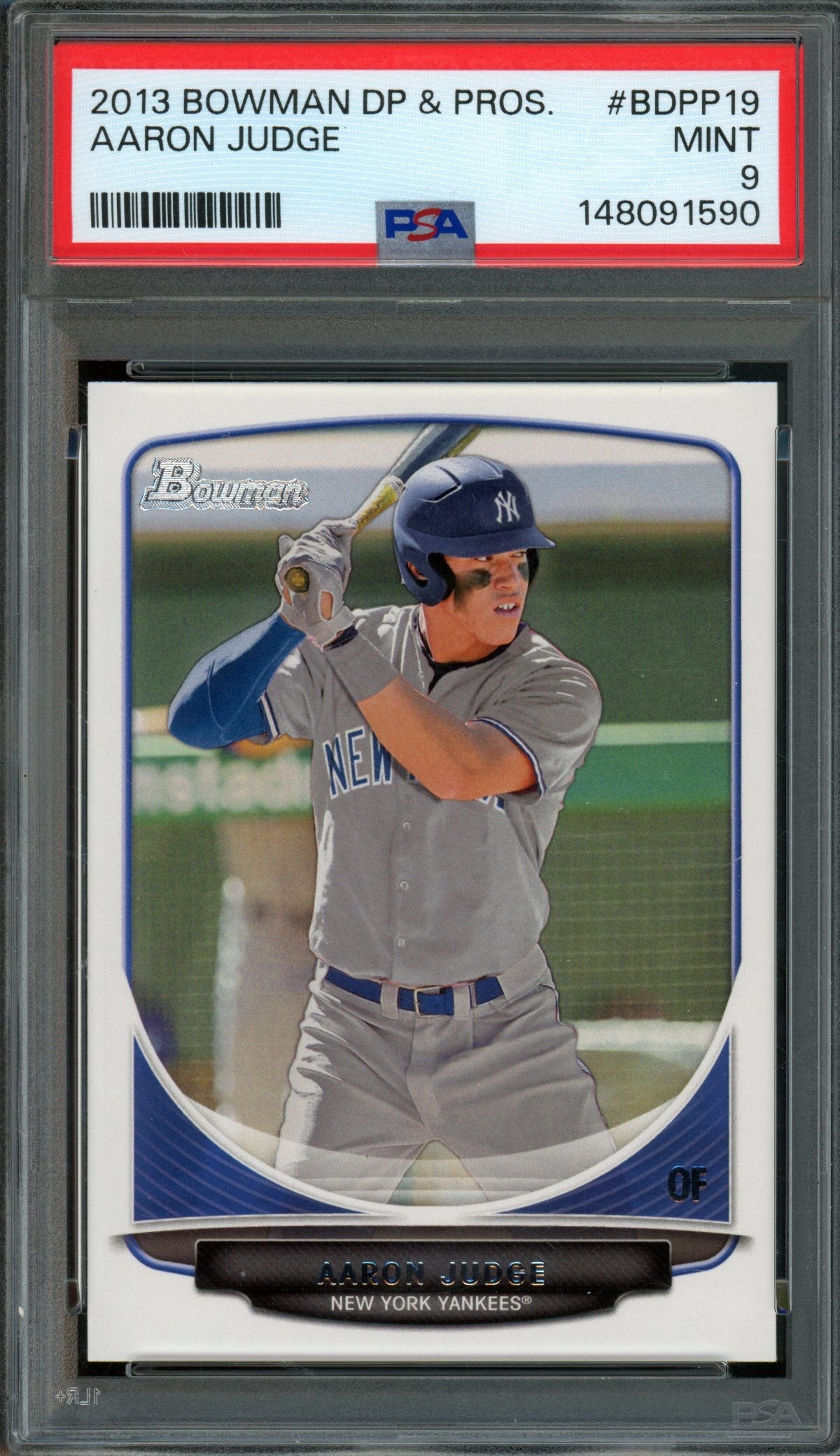 2013 Bowman Aaron Judge #BDPP19 PSA 9 Yankees