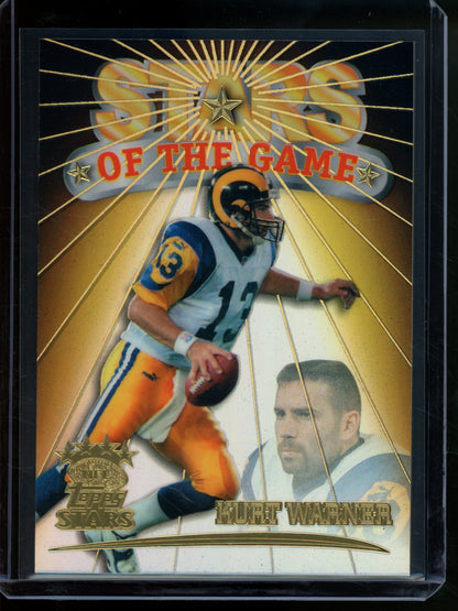 1999 Topps Stars Kurt Warner Stars of the Game Foil /1999 Rams