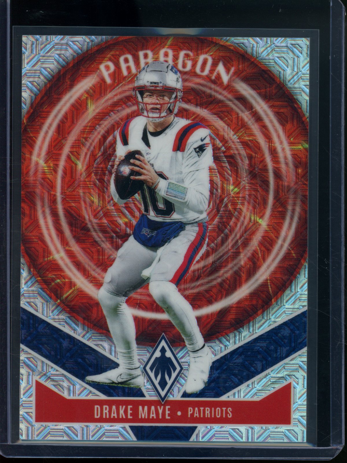 2025 Panini Phoenix Drake Maye Paragon Mojo Prizm /75 Patriots