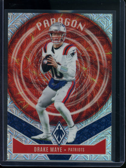 2025 Panini Phoenix Drake Maye Paragon Mojo Prizm /75 Patriots