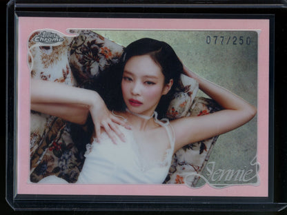 2026 Topps Chrome Jennie Pink Refractor /250 #19 - Trading Card Market