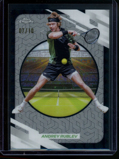 2026 Topps Chrome Andrey Rublev Black Refractor /10 #38 - Trading Card Market