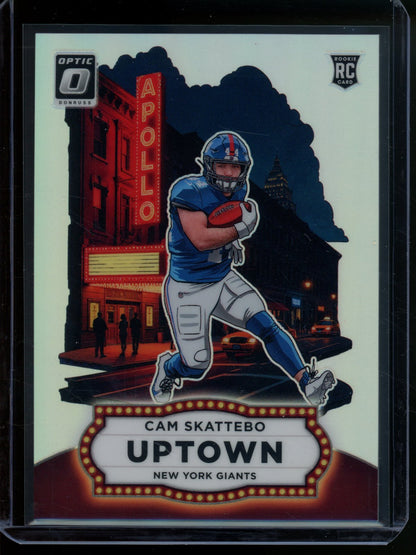 2025 Panini Optic Cam Skattebo Rookie RC Uptown Case Hit Giants - Trading Card Market