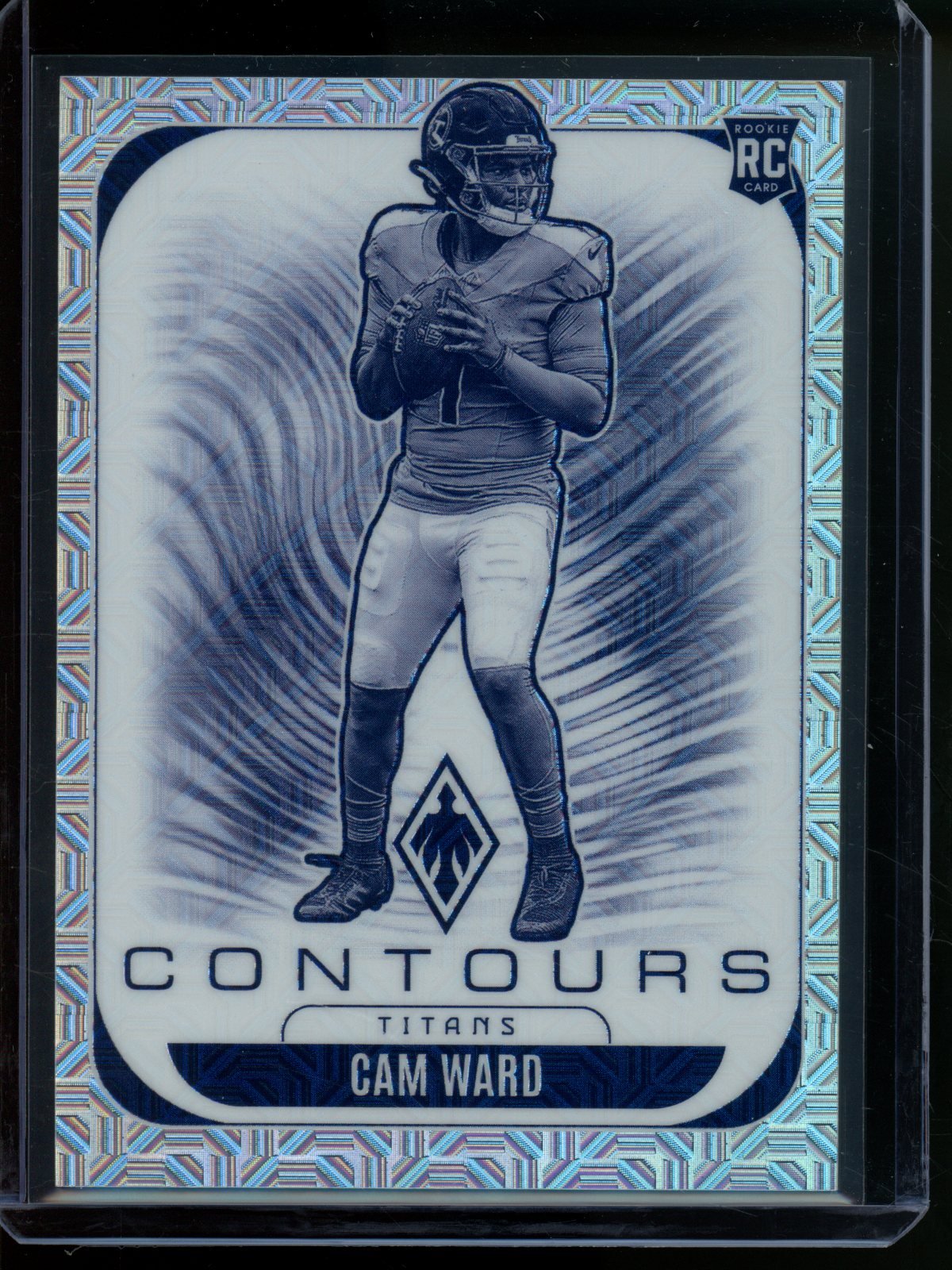2025 Panini Phoenix Cam Ward Rookie RC Contours Mojo /75 Titans - Trading Card Market