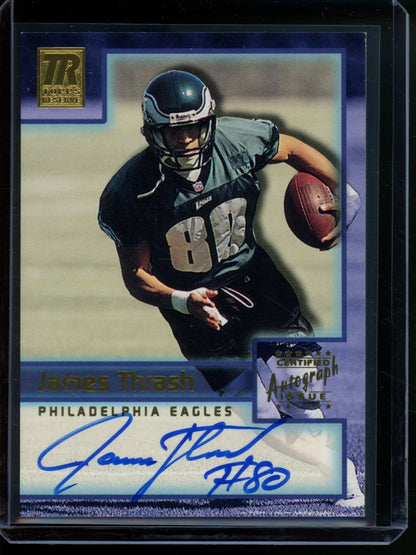 2001 Topps Reserve James Thrash Autograph #TR-JT Eagles - Trading Card Market