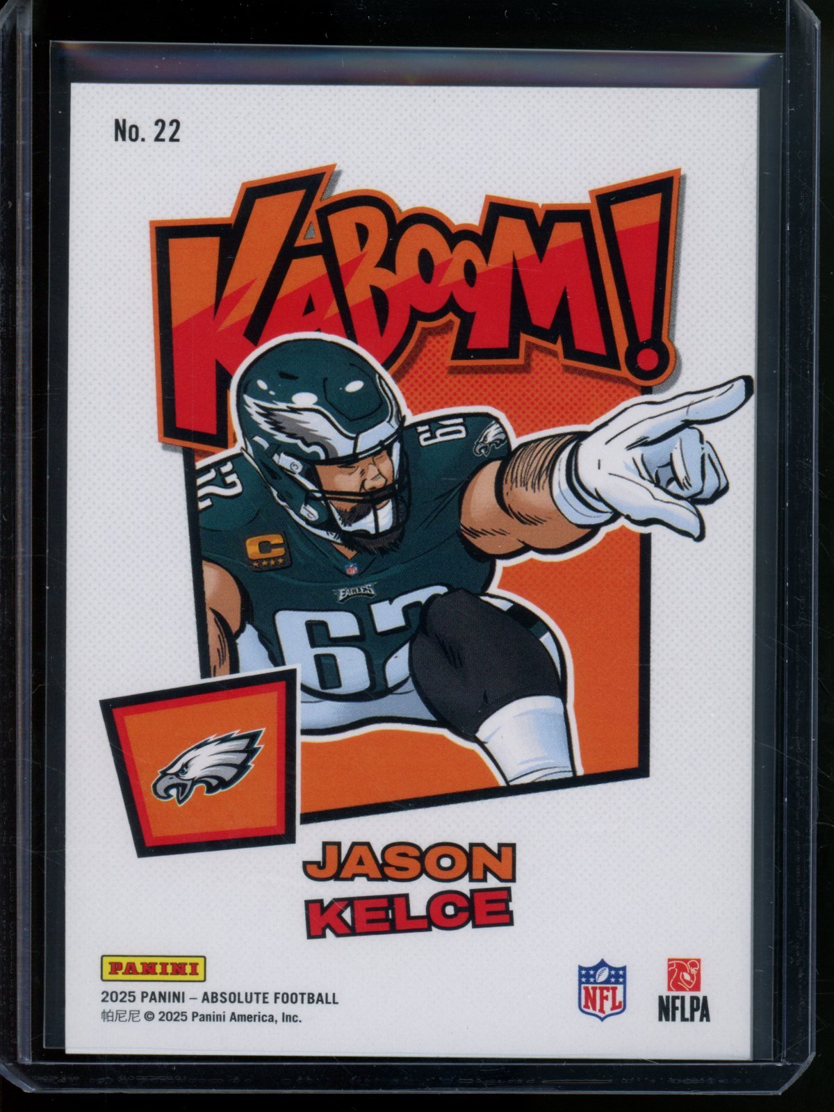 2025 Panini Absolute Jason Kelce Kaboom Case Hit Eagles - Trading Card Market