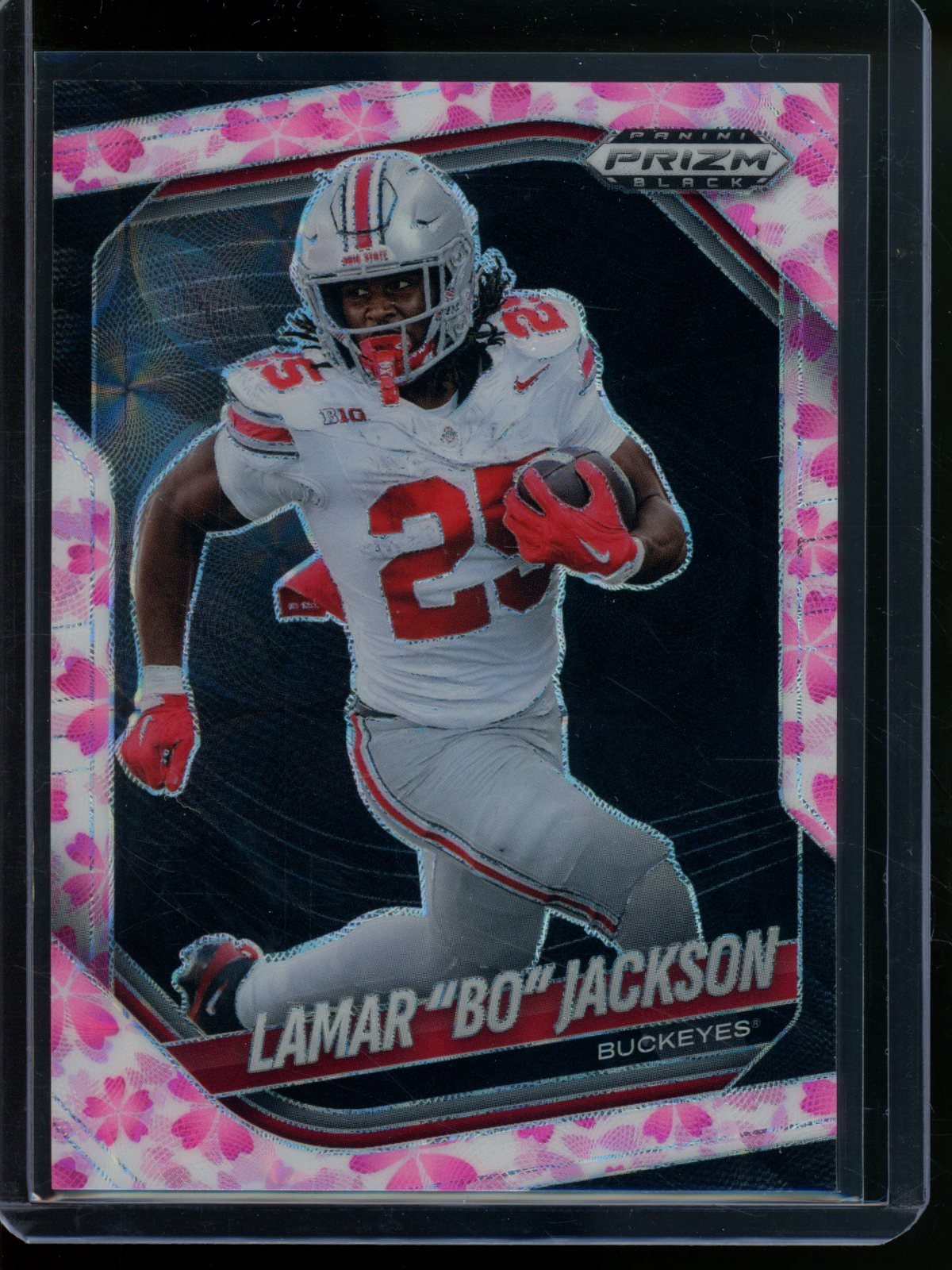 2025 Panini Prizm Black Lamar "Bo" Jackson Cherry Blossom SSP /20 Buckeyes - Trading Card Market