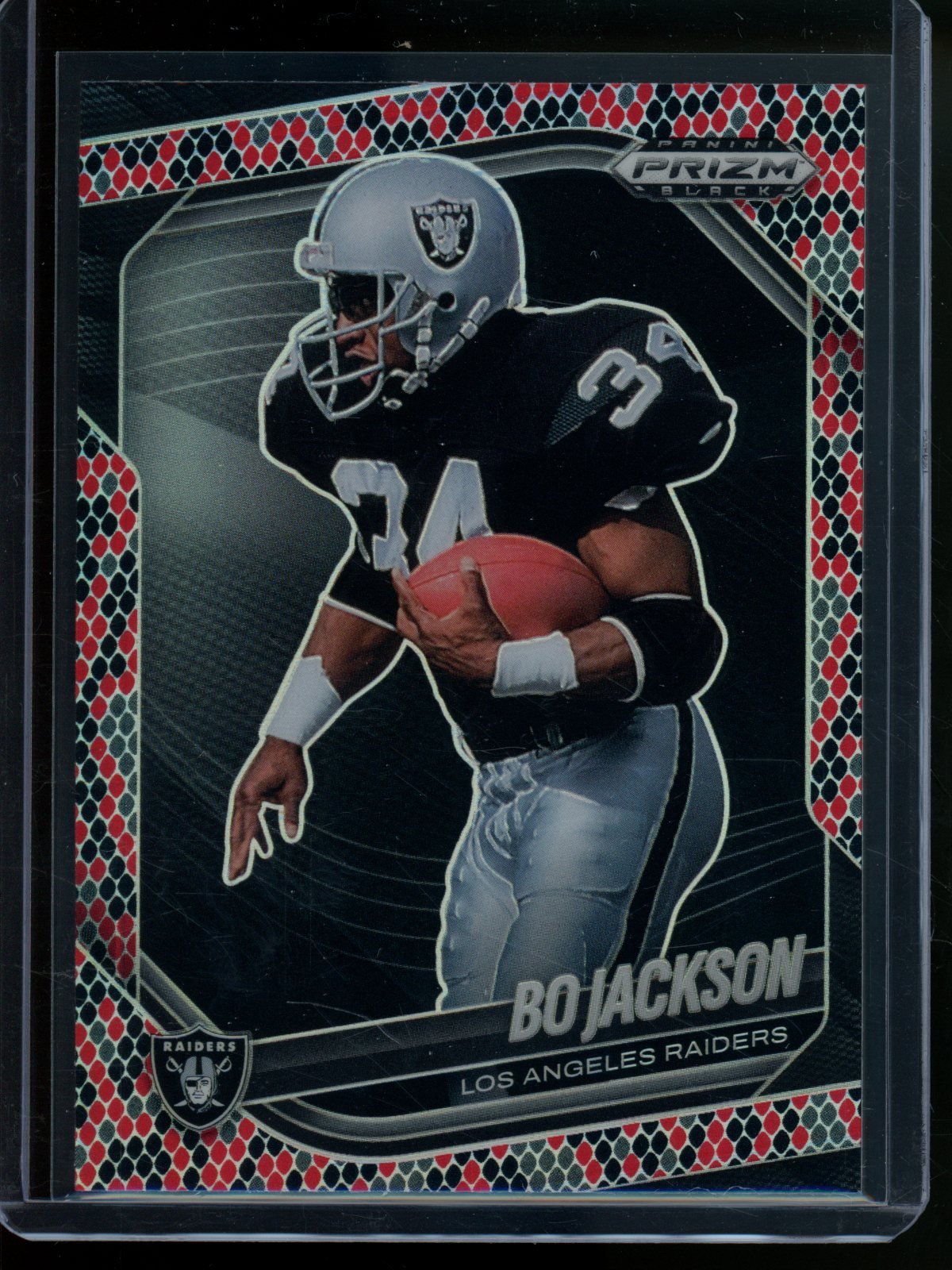 2025 Panini Prizm Black Bo Jackson Snakeskin SSP Raiders - Trading Card Market