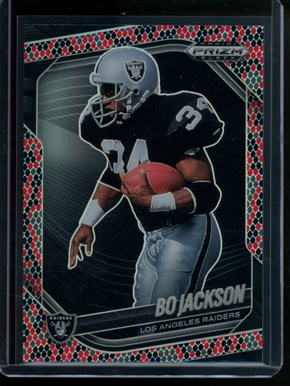 2025 Panini Prizm Black Bo Jackson Snakeskin SSP Raiders - Trading Card Market