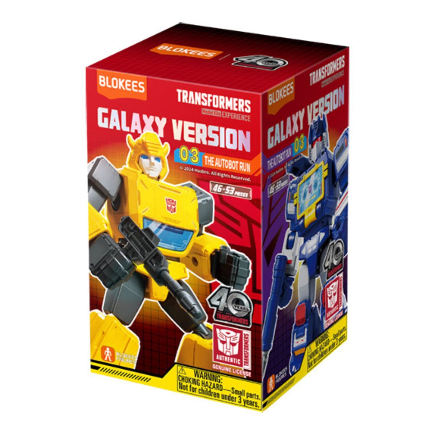 Transformers Blokees GV03 The Autobot Run 4-inch Galaxy Model Kit Blind Box