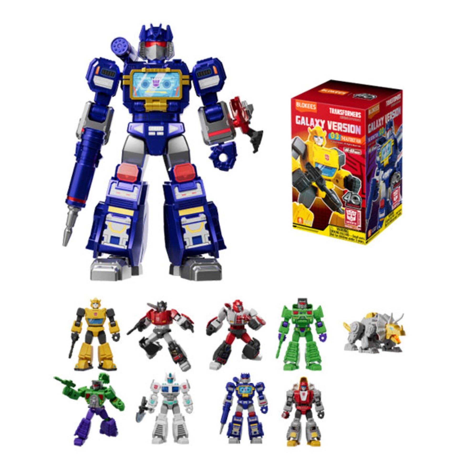 Transformers Blokees GV03 The Autobot Run 4-inch Galaxy Model Kit Blind Box